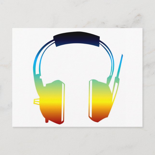 headphone postcard (Front)