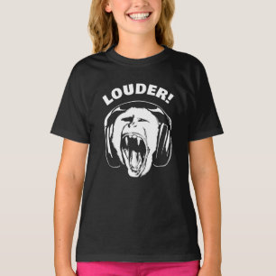 Headphones Monkey Loud Music Lover T-Shirt