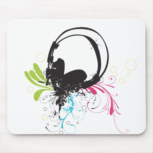 Headphones Mousepad (Front)