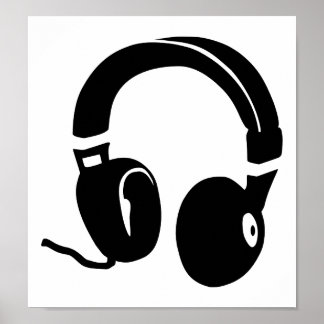 Headphones Poster