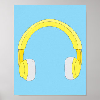 Headphones Poster