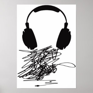 Headphones Poster
