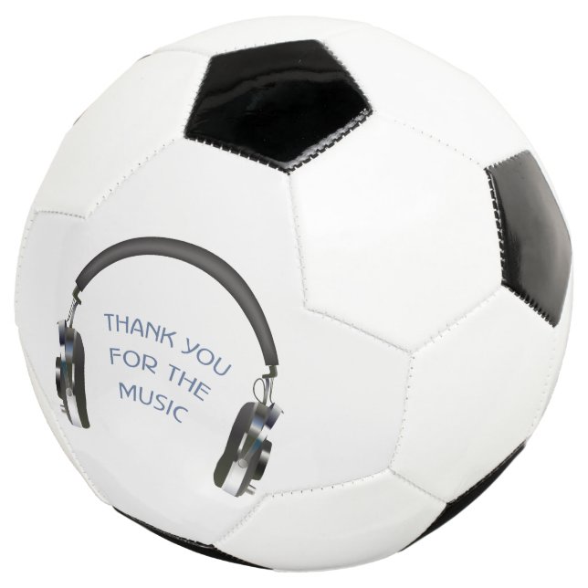 Headphones Soccer Ball (Three Quarter)
