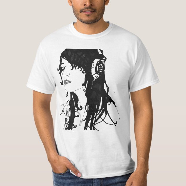 headphones T-Shirt (Front)