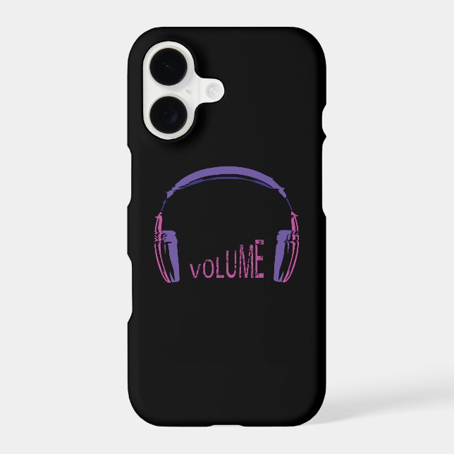 Headphones Volume up Samsung Galaxy Case (Back)
