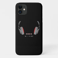 Headphones with media volume control buttons