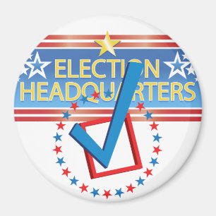 Headquarters Checked - Magnet