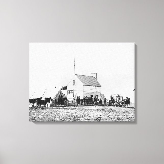 Headquarters of Sanitary Commission Canvas Print (Front)