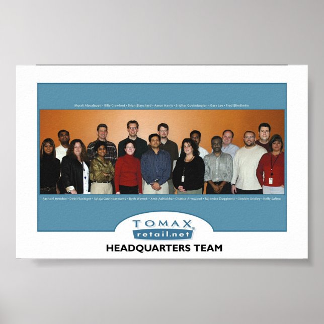 Headquarters Team 2004 Poster (Front)