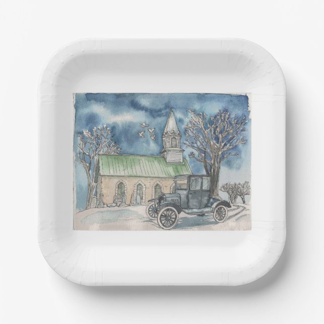 Headroom Paper Plate (Front)