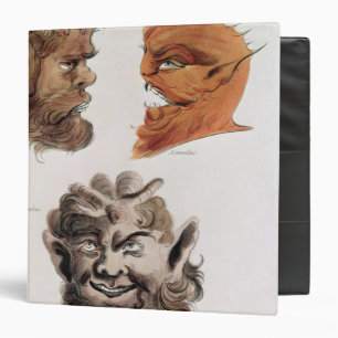 Heads of Evil Demons Binder
