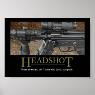 Headshot Poster