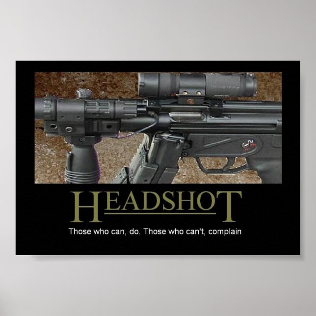 Headshot Poster (Front)