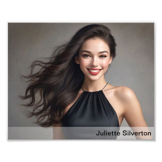 Headshot Prints 8x10 Horizontal White Gradient (Front)