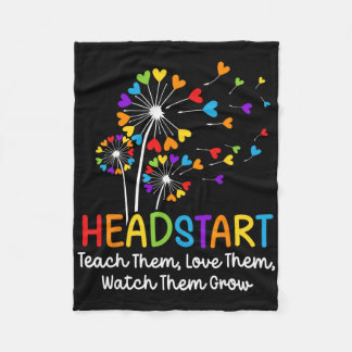 Headstart Teacher Early Childhood Educator Fleece Blanket
