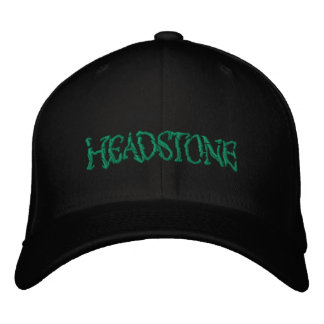 HEADSTONE Green Logo Embroidered Hat