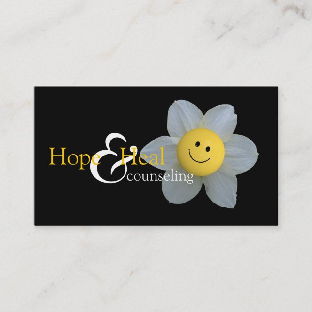 Heal Counseling Life Coach Therapy Therapist Business Card (Front)
