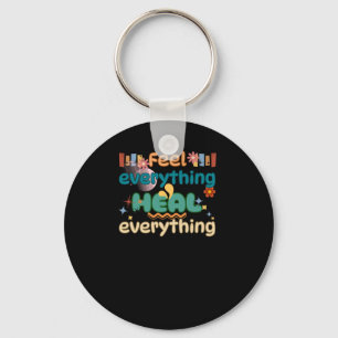 Heal Everything Mental Health Awareness Sticker Keychain