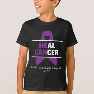 Heal Pancreatic Cancer Christian Cancer Survivor G T-Shirt