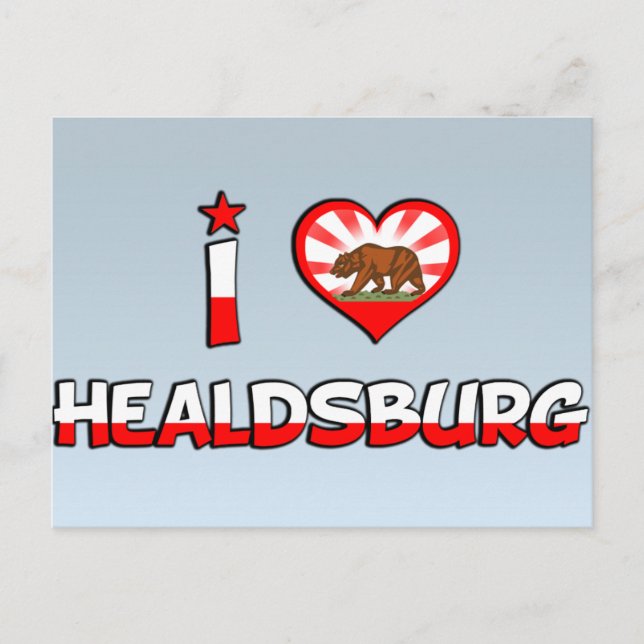 Healdsburg, CA Postcard (Front)