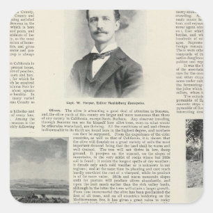 Healdsburg, California Square Sticker