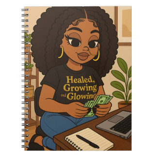 Healed, Growing, and Glowing Notebook