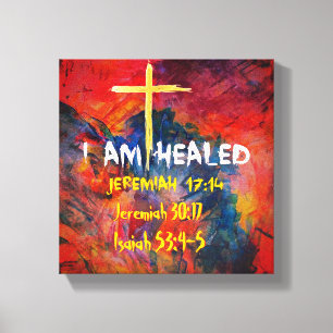 Healed- Premium Wrapped Canvas (Gloss)