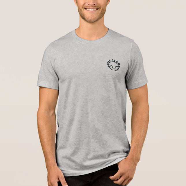 Healer <3 Tri-Blend shirt (Front)