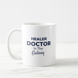 Healer Doctor in the Galaxy Typography Design Coffee Mug