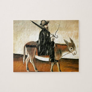 Healer on a Donkey by Niko Pirosmani Jigsaw Puzzle