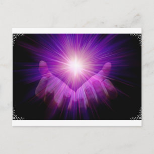 Healers flame postcard