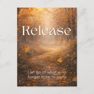 Healing Affirmation, Emotional Wellness Postcard