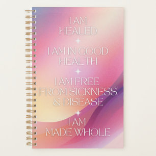 Healing Affirmations Personalized Planner