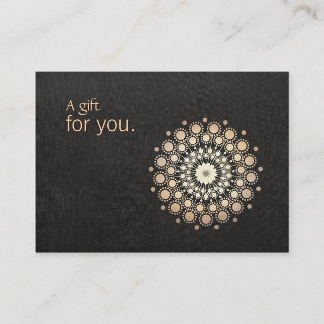 Healing Arts Massage Therapist Gift Certificate (Front)