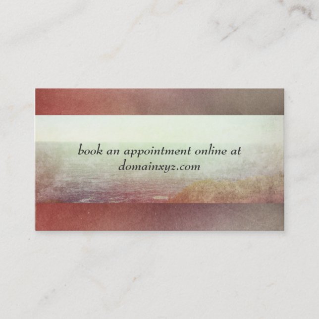 Healing Arts Massage Therapy Bodywork Business Car Card (Front)