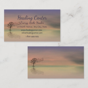 Healing Calm Peaceful Custom Business Card