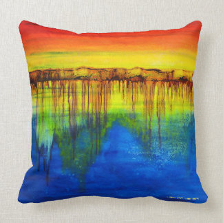HEALING COLORS Art Therapy Pillow, 2 Diffrnt Sides Throw Pillow