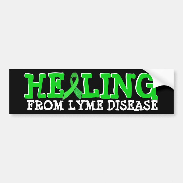 Healing from Lyme disease bumper Sticker (Front)