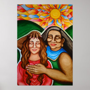 Healing from Mother Earth by Rita Loyd Poster