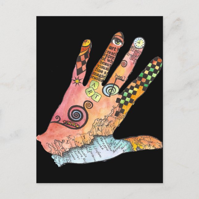 Healing Hand Postcard (Front)