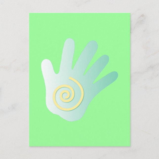 Healing Hand Postcard (Front)