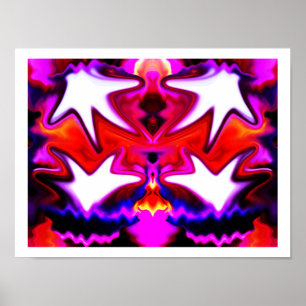 Healing hands art poster