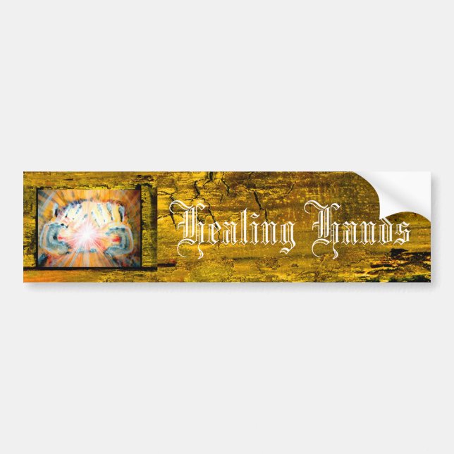 Healing Hands Bumper Sticker (Front)