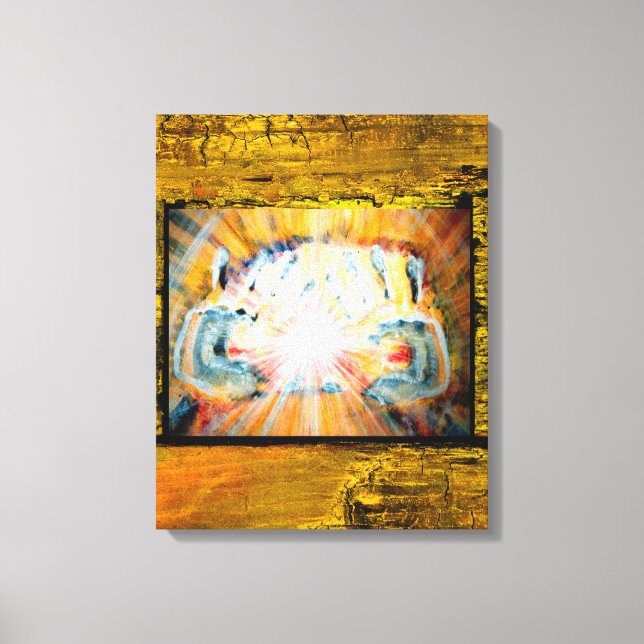 Healing Hands Canvas Print (Front)