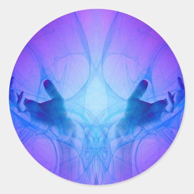 Healing Hands Classic Round Sticker (Front)
