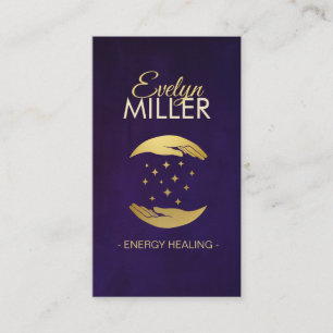 Healing Hands - Energy Therapy Business Card