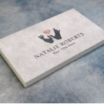 Healing Hands & Heart Vintage Massage Therapy Business Card<br><div class="desc">Healing Hands & Gold Heart Massage Therapy Vintage Business Cards.</div>