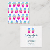 Healing Hands Hearts Hamsa Colourful Pattern