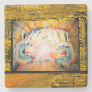 Healing Hands Stone Coaster