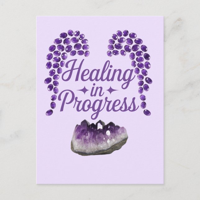 Healing in Progress  Inner Peace Loading  Postcard (Front)